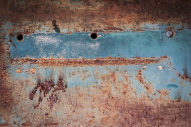 paslı metal plaka paneli doku arka plan aşınmış