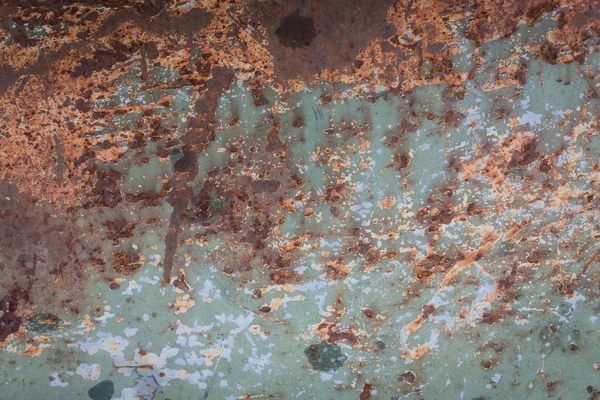 Rusty metal plate panel corroded texture background — Stock Photo, Image