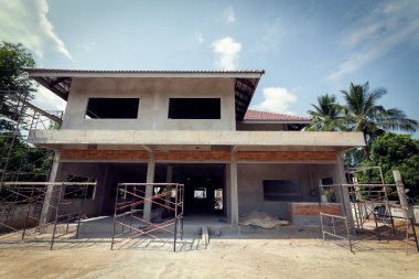 İskele çelik konut inşaat ev inşa