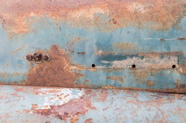 paslı metal plaka paneli doku arka plan aşınmış