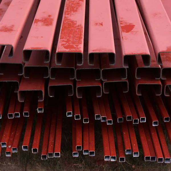 Pile of steel bar for building construction — Stock Photo, Image