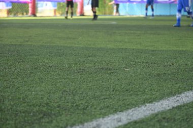 oyun alanı için yapay yeşil çimen arkaplanı