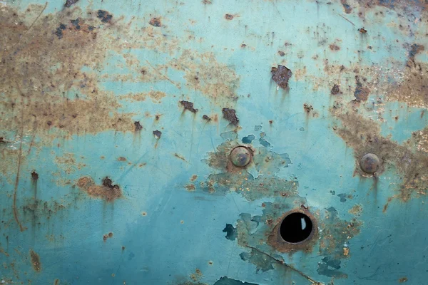 さびた金属板腐食パネルのテクスチャ背景 — ストック写真