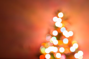 Noel arka plan, görüntü bulanıklık renkli bokeh defocused ışıklar