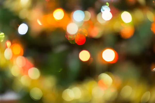 Blur light celebration on christmas tree — Stock Photo, Image