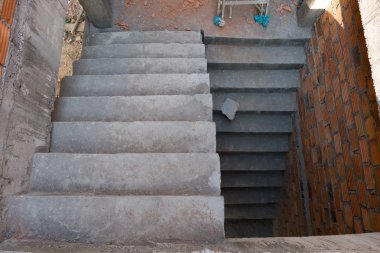 merdiven Çimento beton yapı konut ev