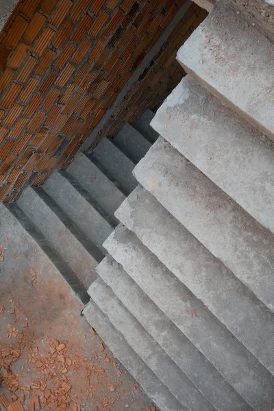 Treppenhaus Betonkonstruktion in Wohnhaus — Stockfoto