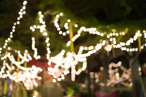 Decoración luz Navidad celebración colgando en el árbol —  Fotos de Stock