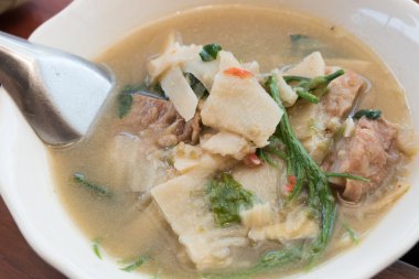 Tay gıda, bambu sürgün çorba Kuzey tarzı köri Tayland