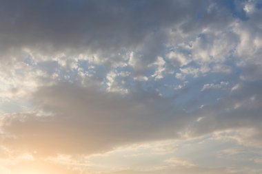 Renkli gün batımı gökyüzü arkaplanı
