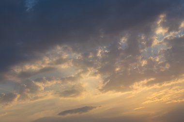 Renkli gün batımı gökyüzü arkaplanı