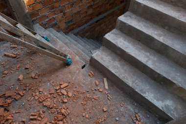 merdiven Çimento beton yapı konut ev