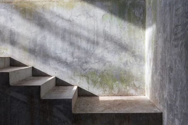 Cimento escada de concreto — Fotografia de Stock