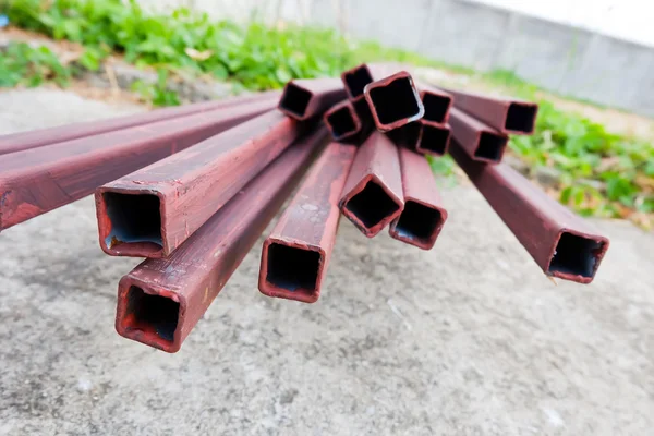 Steel rod bar for building construction site — Stock Photo, Image