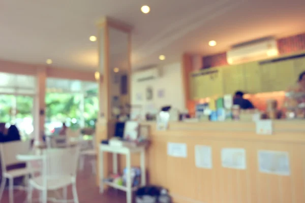 Sfondo caffè sfocatura, caffetteria caffè con la gente cliente — Foto Stock