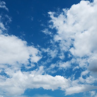 bulutlar ve mavi gökyüzü hava arka plan