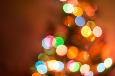 Noel arka plan, görüntü bulanık defocused bokeh ışıklar