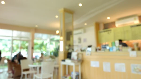 Rozostření pozadí café, café kavárna s lidmi zákazníkem — Stock fotografie