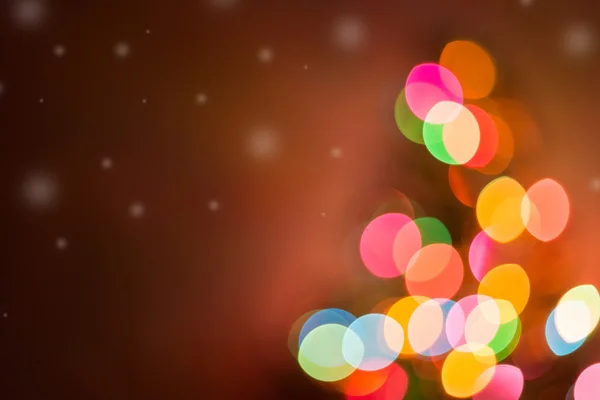 Christmas background, image blur bokeh defocused lights — Stock Photo, Image