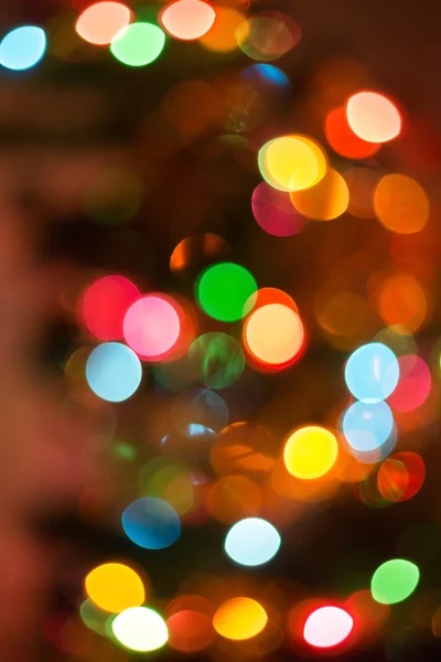 Fond de Noël, image flou bokeh lumières déconcentrées — Photo