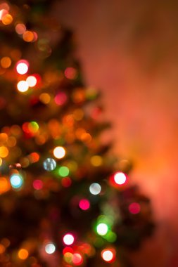 Noel arka plan, görüntü bulanık defocused bokeh ışıklar