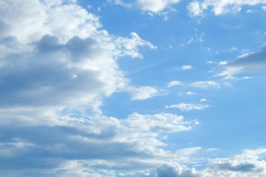 güzel bulut mavi gökyüzü, görüntü açık gökyüzü hava akan 