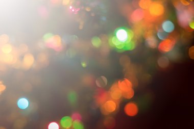 Noel arka plan, görüntü bulanık defocused bokeh ışıklar