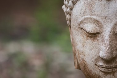 Buda heykeli wat umong, chiang mai, Tayland seyahat etmek tapınak