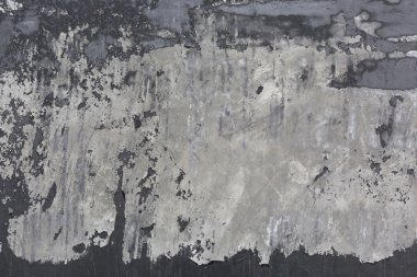 Çimento harçlı duvar doku siyah boya grunge arka plan ile