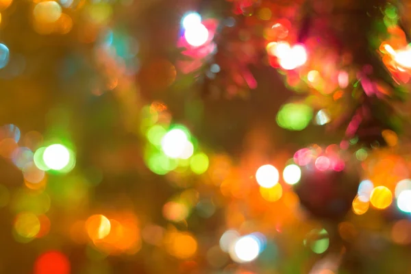 Fondo de Navidad, imagen borrosa bokeh luces desenfocadas —  Fotos de Stock