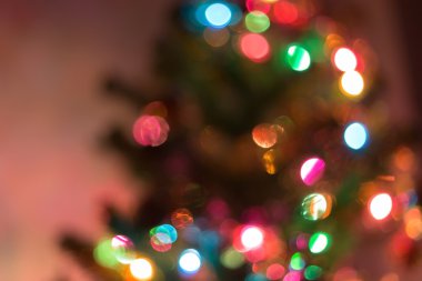 Noel arka plan, görüntü bulanık defocused bokeh ışıklar
