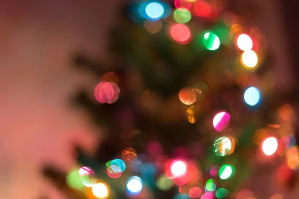 Fondo de Navidad, imagen borrosa bokeh luces desenfocadas —  Fotos de Stock