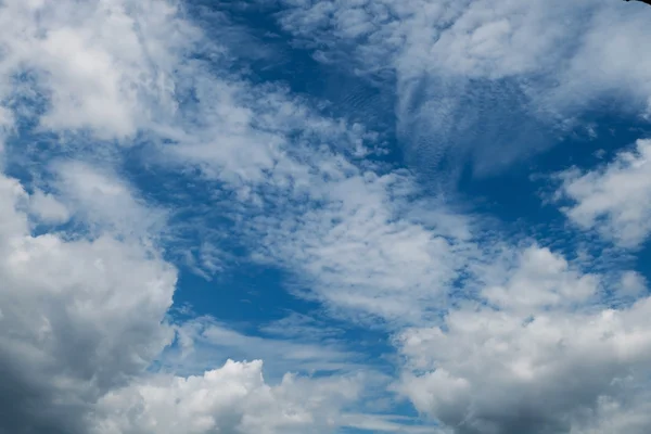 Clouds and blue sky weather background — Stock Photo, Image