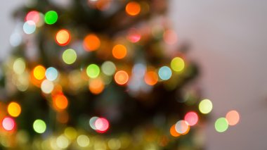 ışık kutlama Noel ağacı üzerinde bulanıklık