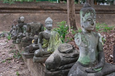 Buda heykeli wat umong, chiang mai, Tayland seyahat etmek tapınak