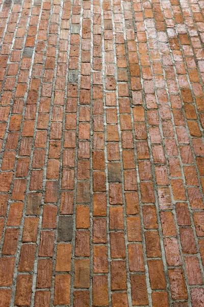 Latar belakang tekstur semen dan lantai bata — Stok Foto