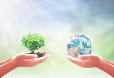 Earth day concept clipart