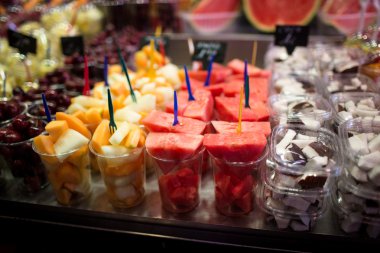 Barcelona İspanya piyasada karpuz