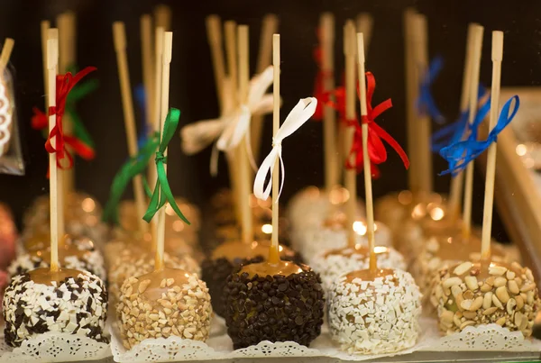 Elma karamel yakın çekim