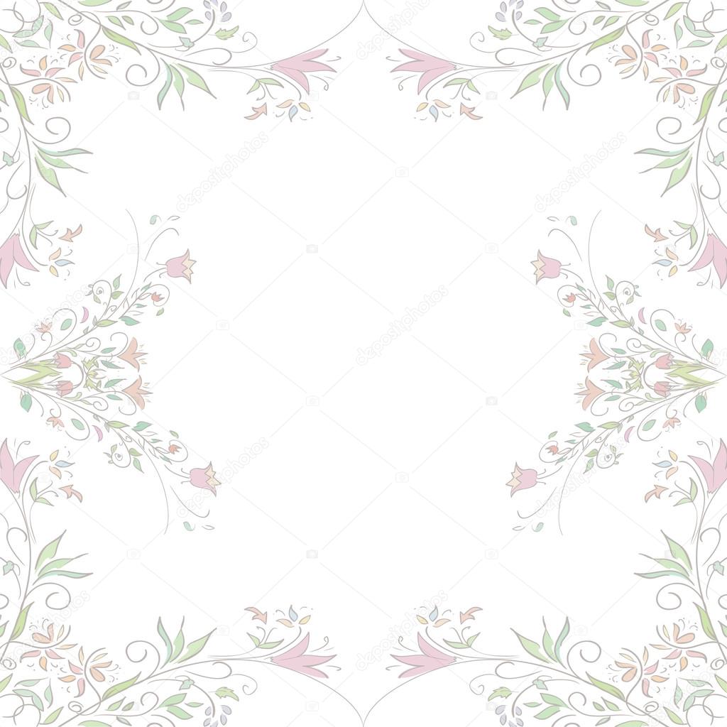 Seamless pattern for card for wedding invitations. Texture with flowers. Gentle background