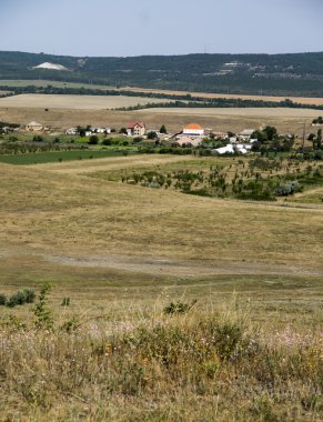 Yaz Kırım bozkır manzara