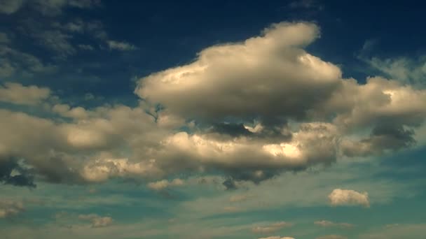 Zeitraffer der Wolken — Stockvideo