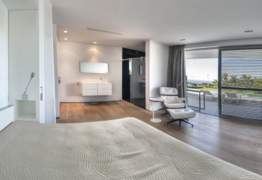 Villada modern yatak odası