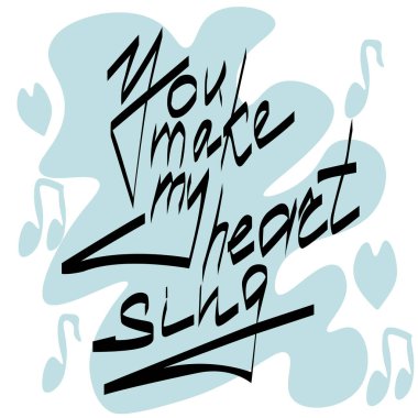 You Make My Heart Free Vector Eps Cdr Ai Svg Vector Illustration Graphic Art