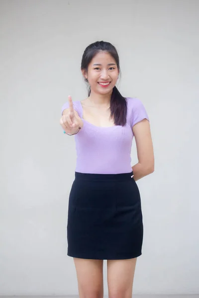 Портрет Тайської Дівчини Дорослих Офісу — стокове фото
