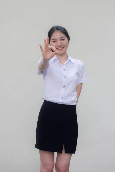 タイの成人女子大生制服美少女Ok — ストック写真
