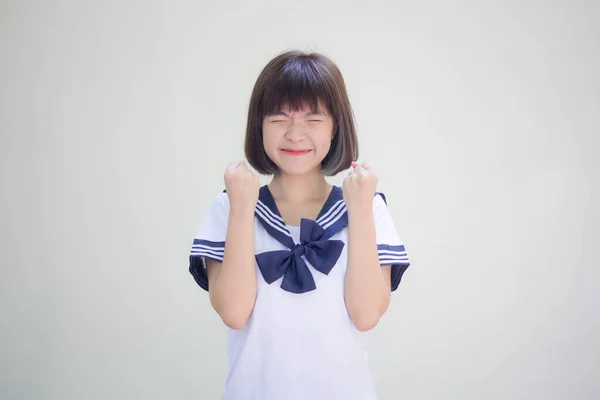 Japoński Nastolatek Piękne Dziewczyna Student Doskonała — Zdjęcie stockowe