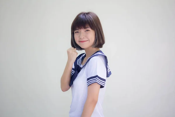 Ιαπωνική Έφηβος Όμορφο Κορίτσι Στο Μαθητή Εξαιρετική — Φωτογραφία Αρχείου