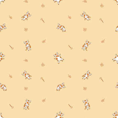 Çizgi filmlerdeki farklı pozlarda uyuyan boğaların kusursuz desenleri.