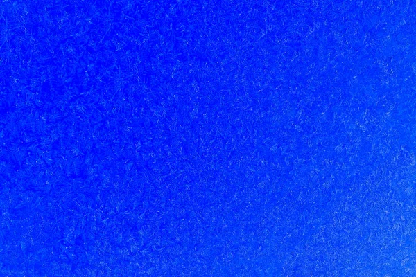 Modrý Mráz Skleněném Pozadí Textura Vzorované Matné Sklo — Stock fotografie